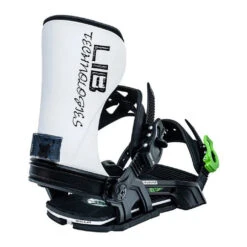 Bent Metal Mens Transfer Snowboard Binding-Black White-L