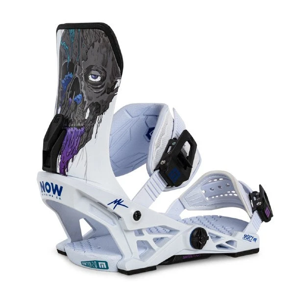 Now Bindings Mens Select Pro X Kowalchuk Snowboard Binding-White-L 3 Now Bindings Mens Select Pro X Kowalchuk Snowboard Binding-White-L