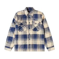 Patagonia Mens MW Fjord Flannel Shirt-Live Oak: Oar Tan-S