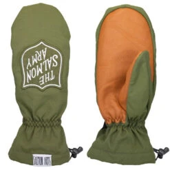 Salmon Arms Mens Classic Mitt-Salmon Army-M