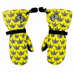 Salmon Arms X Airblaster Overmitt Gloves-Yellow-S