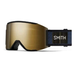 Smith Mens Squad MAG Goggle-TNF Shady Blue ChromaPop Sun Black Gold Mirror-OS