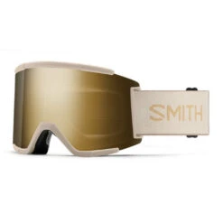 Smith Mens Squad XL Goggle-Birch ChromaPop Sun Platinum Mirror-OS