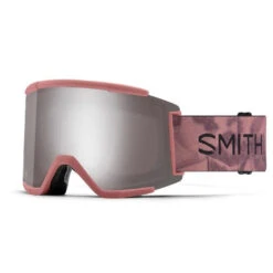 Smith Mens Squad XL Goggle-Chalk Rose Bleached ChromaPop Sun Platinum Mirror-OS
